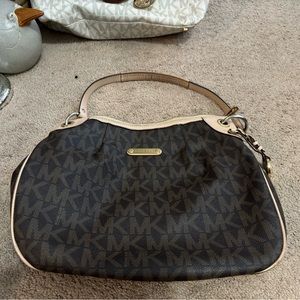 Michael Kors shoulder bag brown and tan